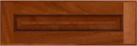 Raised Panel Bullnose Mahogany Drawer Front